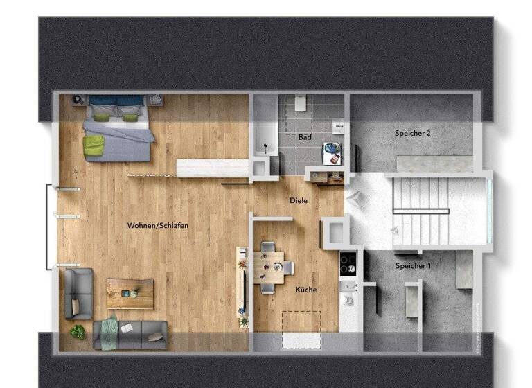 Wohnung zum Kauf 231.000 € 1 Zimmer 49,8 m² Radolfzell 78315