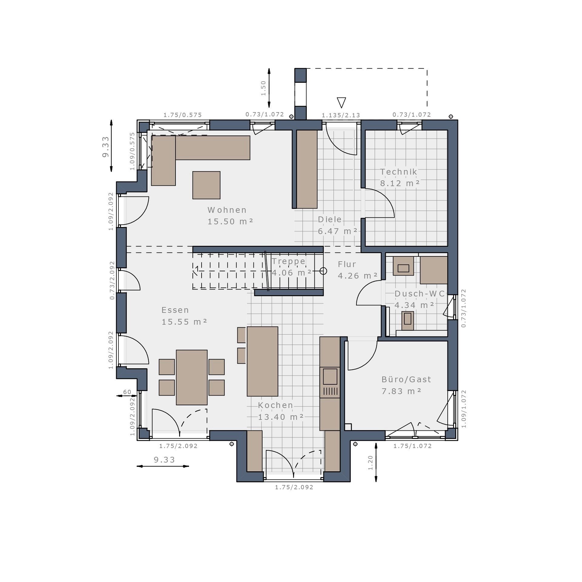 Einfamilienhaus zum Kauf provisionsfrei 690.000 € 5 Zimmer 145 m²<br/>Wohnfläche 2.499,7 m²<br/>Grundstück Diersheim Rheinau 77866