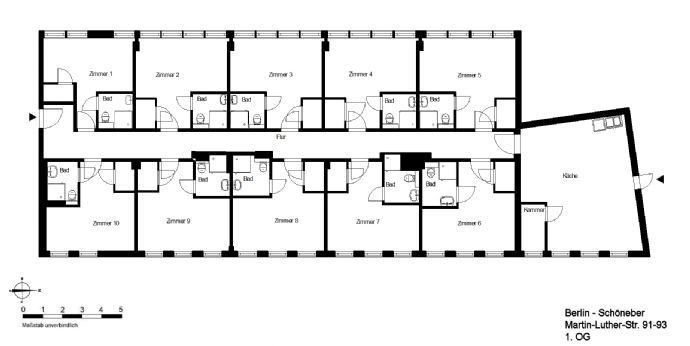 WG-Zimmer zur Miete 890 € 21 m²<br/>Wohnfläche 1.<br/>Geschoss 01.02.2025<br/>Verfügbarkeit Martin-Luther-Straße 91/93 Schöneberg Berlin 10825