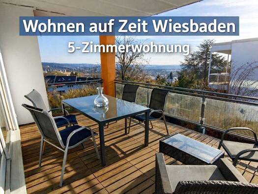 Wohnung zur Miete Wohnen auf Zeit 2.290 € 5 Zimmer 140 m² frei ab sofort Matterhornstraße 0 Dotzheim Wiesbaden 65199