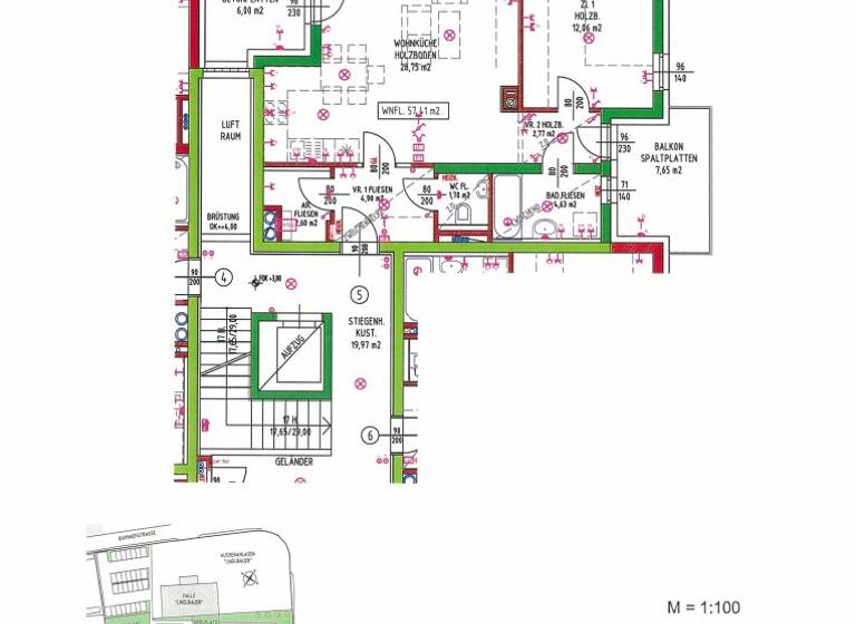 Wohnung zum Kauf 146.746 € 2 Zimmer 57,4 m² 1. Geschoss Bahnhofstraße Wieselburg 3250