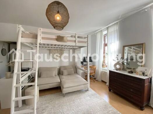 Studio zur Miete Tauschwohnung 296 € 1 Zimmer 40 m² 2. Geschoss Südvorstadt Leipzig 04275