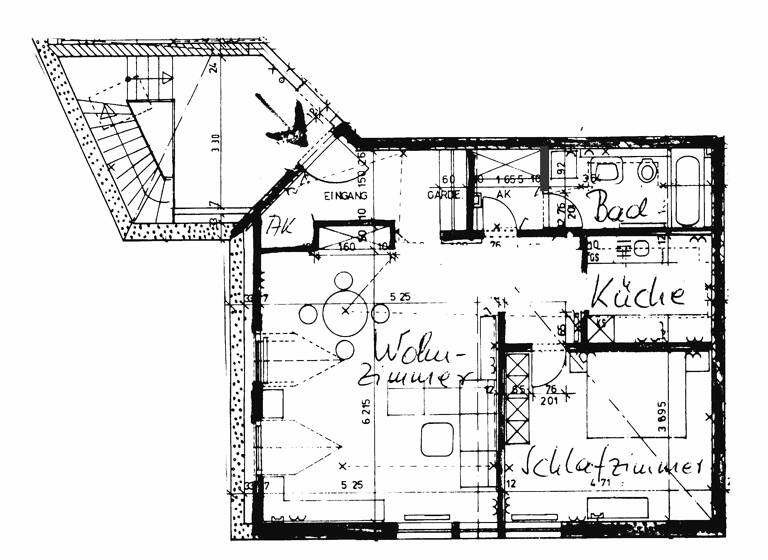 Loft zur Miete 715 € 2 Zimmer 78 m² 2. Geschoss frei ab sofort Schleusenstr. 13 Angermünde 16278