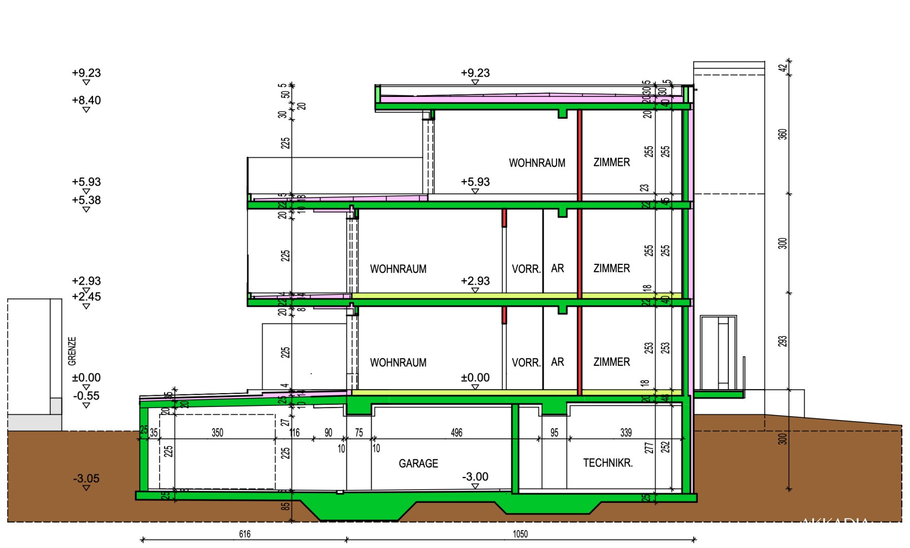 Wohnung zum Kauf 308.000 € 3 Zimmer 65,2 m²<br/>Wohnfläche 1.<br/>Geschoss Innere Stadt Klagenfurt am Wörthersee 9020