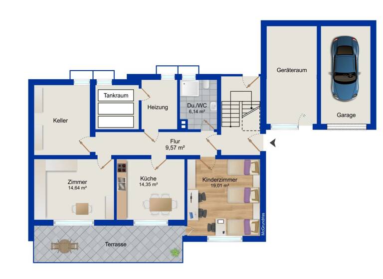 Mehrfamilienhaus zum Kauf 269.900 € 5 Zimmer 153 m² 1.554 m² Grundstück Westheim Knetzgau 97478