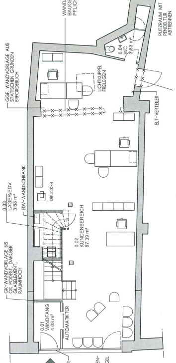 Büro-/Praxisfläche zur Miete provisionsfrei 175 m²<br/>Bürofläche Kröpeliner Straße 11 Stadtmitte Rostock 18055