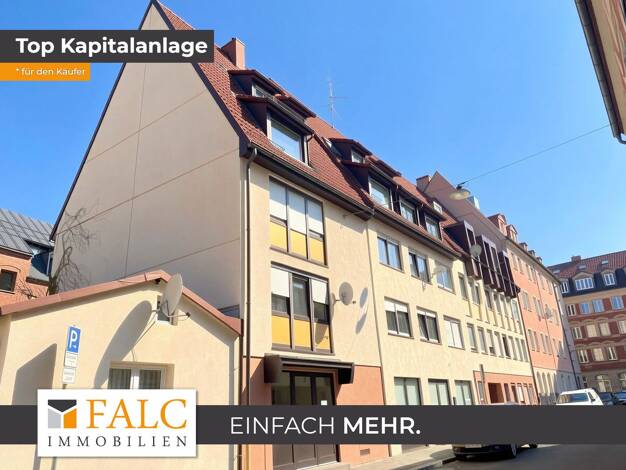 Studio zum Kauf 89.000 € 1 Zimmer 23 m² 2. Geschoss St Peter Nürnberg 90478