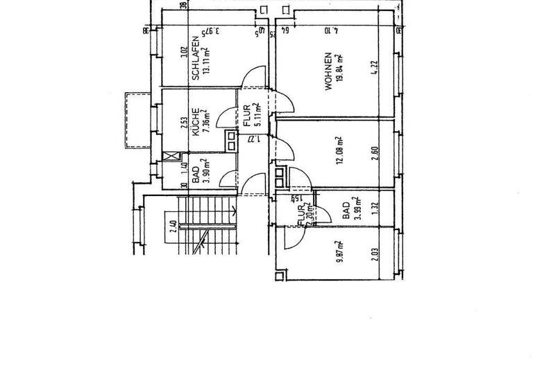 Wohnung zur Miete 795 € 4 Zimmer 77 m² 2. Geschoss frei ab 01.06.2026 Holzgartenstraße Bleiweiß Nürnberg 90461