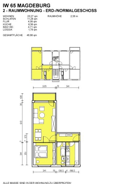 Wohnung zur Miete 349 € 2 Zimmer 48,7 m²<br/>Wohnfläche 3.<br/>Geschoss 02.12.2024<br/>Verfügbarkeit Guerickestr. 7 Leuben (Altleuben) Dresden 01257