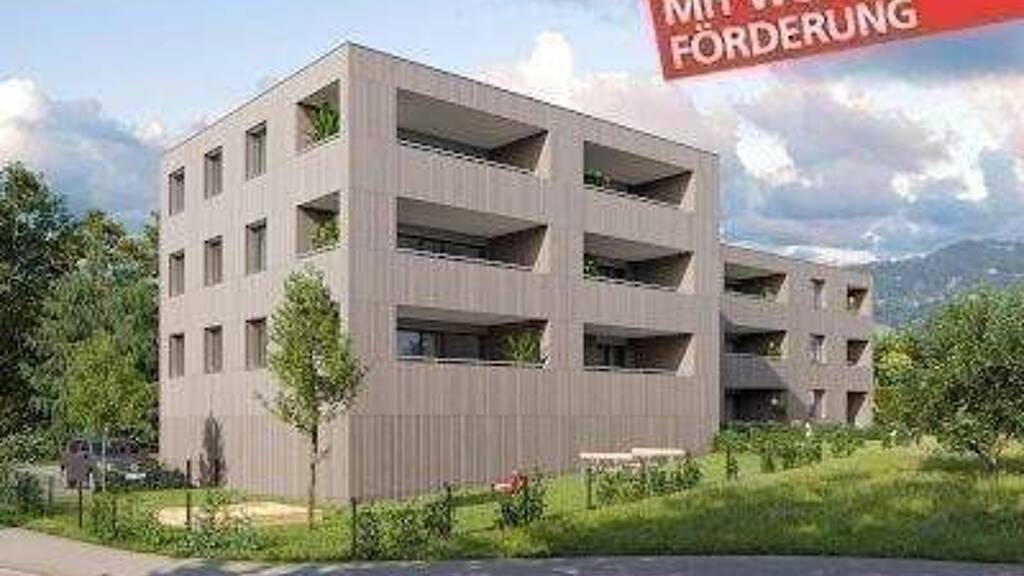 Terrassenwohnung zum Kauf - Erstbezug provisionsfrei 325.000 € 2 Zimmer 47,9 m² 2. Geschoss Baldebrechtgasse 1 Rankweil 6830