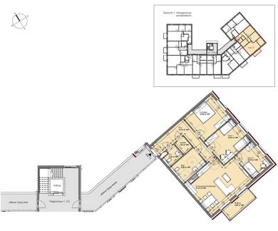 Wohnung zur Miete - Neubau nur mit Wohnberechtigungsschein 624 € 4 Zimmer 104 m² 1. Geschoss frei ab sofort Familie-Cohn-Str. 2 Vier Boizenburg/Elbe 19258