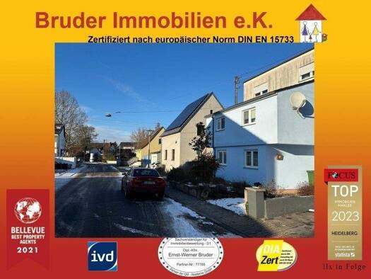 Wohnung zur Miete 990 € 3 Zimmer 80 m² frei ab 01.02.2026 Walldorf 69190