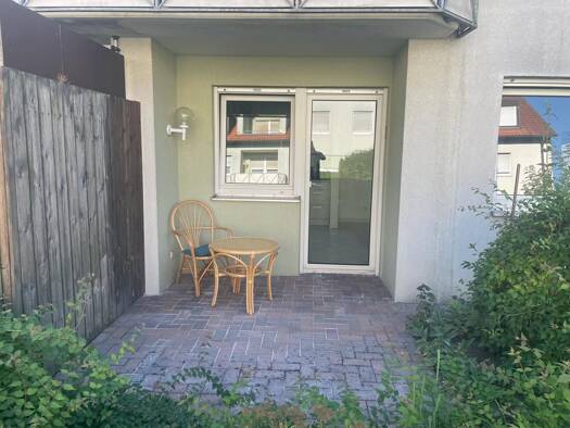 Terrassenwohnung zur Miete 638 € 1 Zimmer 33 m² Geschoss EG/3 frei ab 01.01.2027 Dresdener Straße Bruck Erlangen 91058