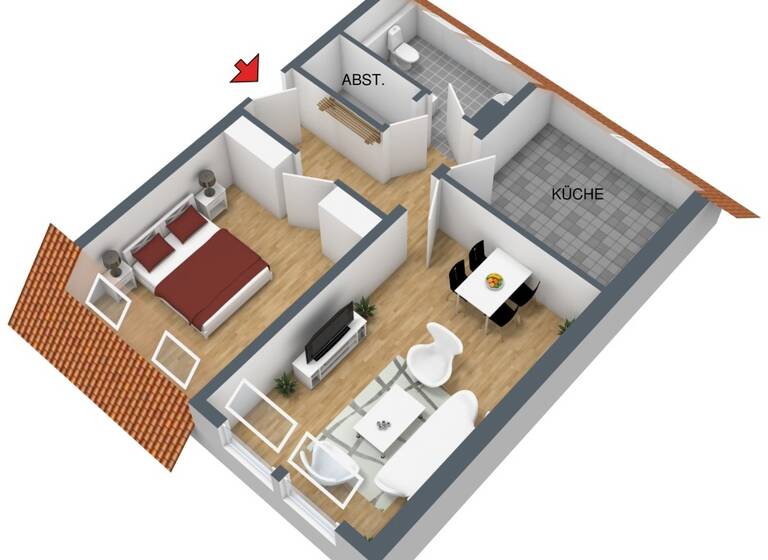 Wohnung zur Miete 380 € 2 Zimmer 57 m² 4. Geschoss Lippeweg 20 Merseburg 06217