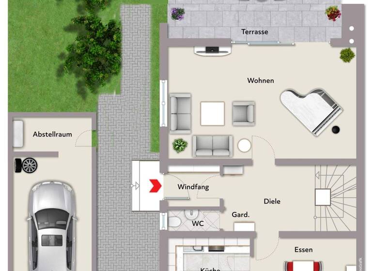 Doppelhaushälfte zum Kauf 449.000 € 5 Zimmer 133 m² 565 m² Grundstück Wolkersdorf Schwabach 91126