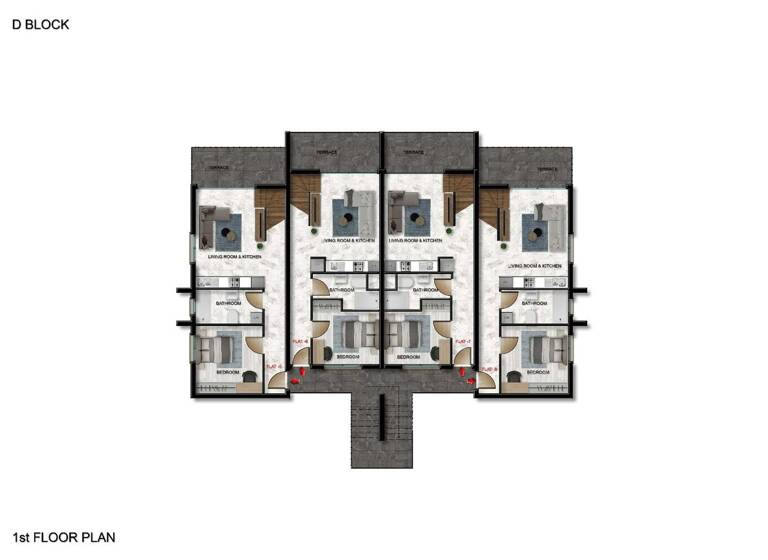 Wohnung zum Kauf - Erstbezug provisionsfrei 323.000 € 3 Zimmer 75 m² Bahçeli 99410