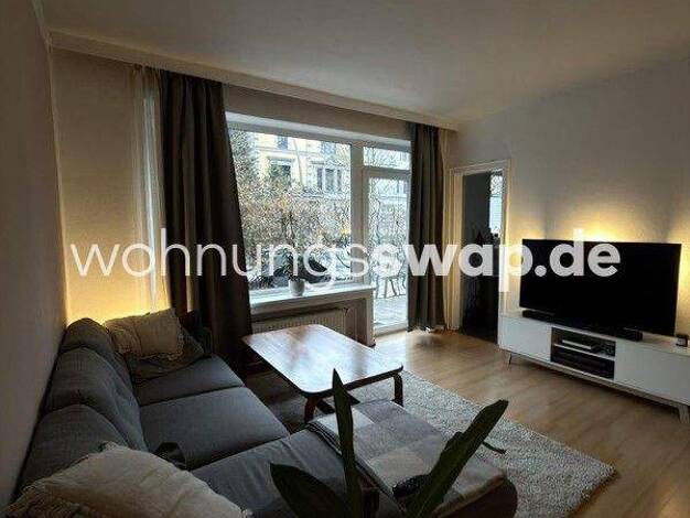 Studio zur Miete Tauschwohnung 675 € 2 Zimmer 55 m² EG Rotherbaum Hamburg 20148