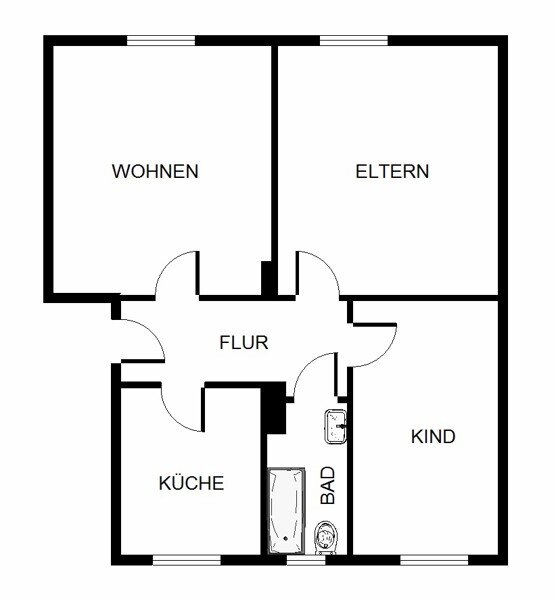 Wohnung zur Miete 529 € 3 Zimmer 59,2 m²<br/>Wohnfläche 2.<br/>Geschoss 08.03.2025<br/>Verfügbarkeit Alleestr. 37 Kruppwerke Bochum 44793