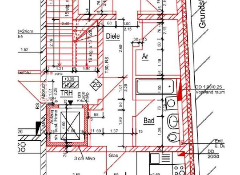 Wohnung zur Miete 1.117 € 2 Zimmer 79,8 m² 1. Geschoss frei ab sofort Zentrum Jena 07743