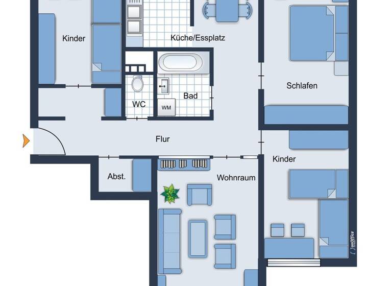Wohnung zum Kauf 279.000 € 4 Zimmer 98 m² Eglosheim Ludwigsburg 71634