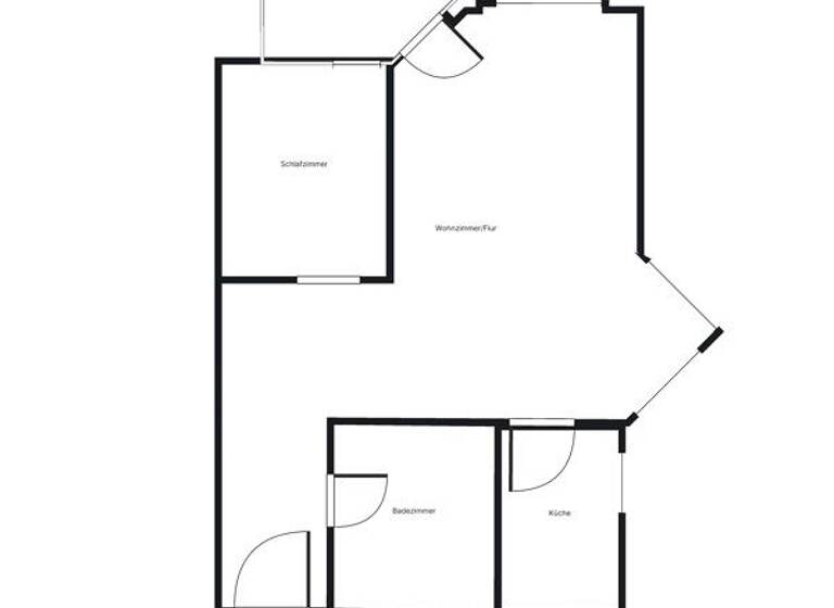 Wohnung zur Miete nur mit Wohnberechtigungsschein 336 € 1,5 Zimmer 43,4 m²<br/>Wohnfläche 11.06.2025<br/>Verfügbarkeit Rheintorstr. 27 Schloß Rastatt 76437