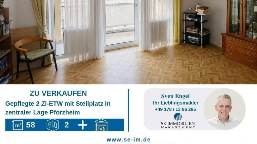 Wohnung zum Kauf 165.000 € 2 Zimmer 58 m² 1. Geschoss Nordstadt Pforzheim 75177