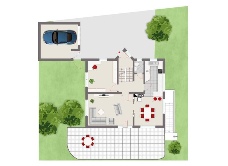 Einfamilienhaus zum Kauf 595.000 € 8 Zimmer 157 m² 532 m² Grundstück Rödelsee 97348