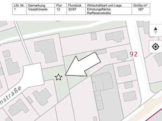 Grundstück zum Kauf 69.900 € 587 m² Grundstück Raiffeisenstraße Visselhövede Visselhövede 27374
