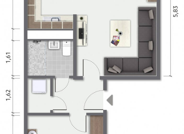 Wohnung zur Miete 462 € 2 Zimmer 55 m² 4. Geschoss Erich-Mühsam-Straße 14b Bieblach Gera 07546