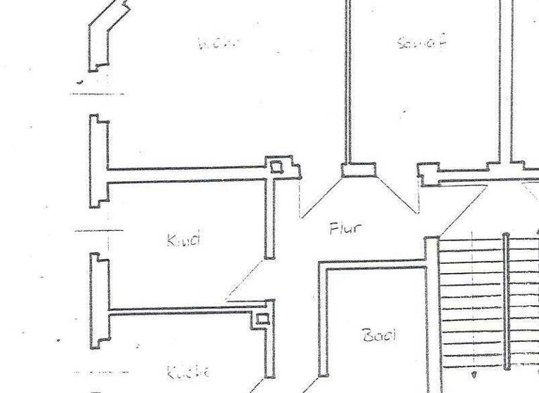 Wohnung zur Miete 390 € 3 Zimmer 74,5 m² 2. Geschoss Jacobstraße 17 Marienthal Zwickau 08060