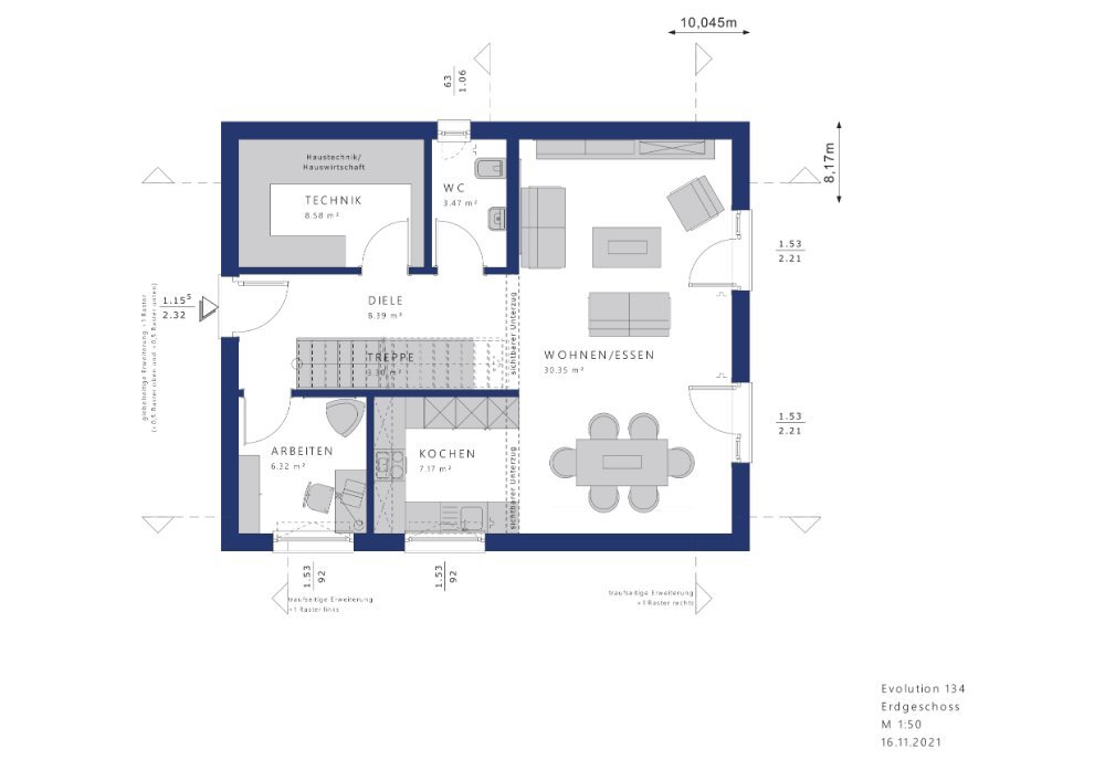 Einfamilienhaus zum Kauf provisionsfrei 483.793 € 4 Zimmer 134 m²<br/>Wohnfläche 1.805 m²<br/>Grundstück Ernstroda Friedrichroda 99894