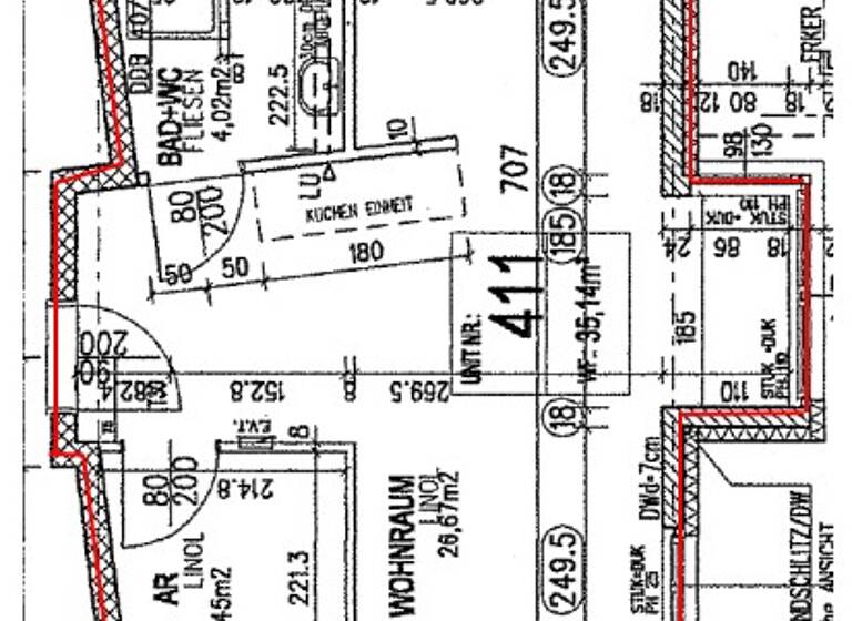 Studio zur Miete 676 € 1 Zimmer 39,8 m² 4. Geschoss Wien 1220