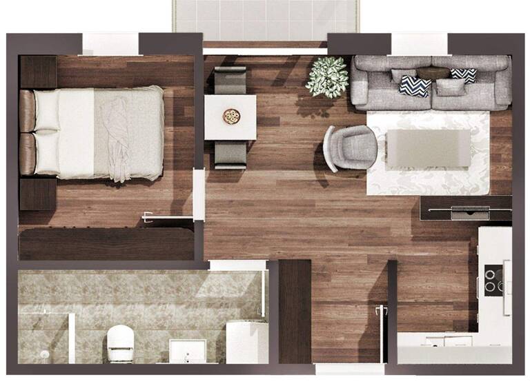 Wohnung zur Miete 469 € 2 Zimmer 46 m² 4 Geschosse frei ab 01.06.2026 Bodenwöhr 92439