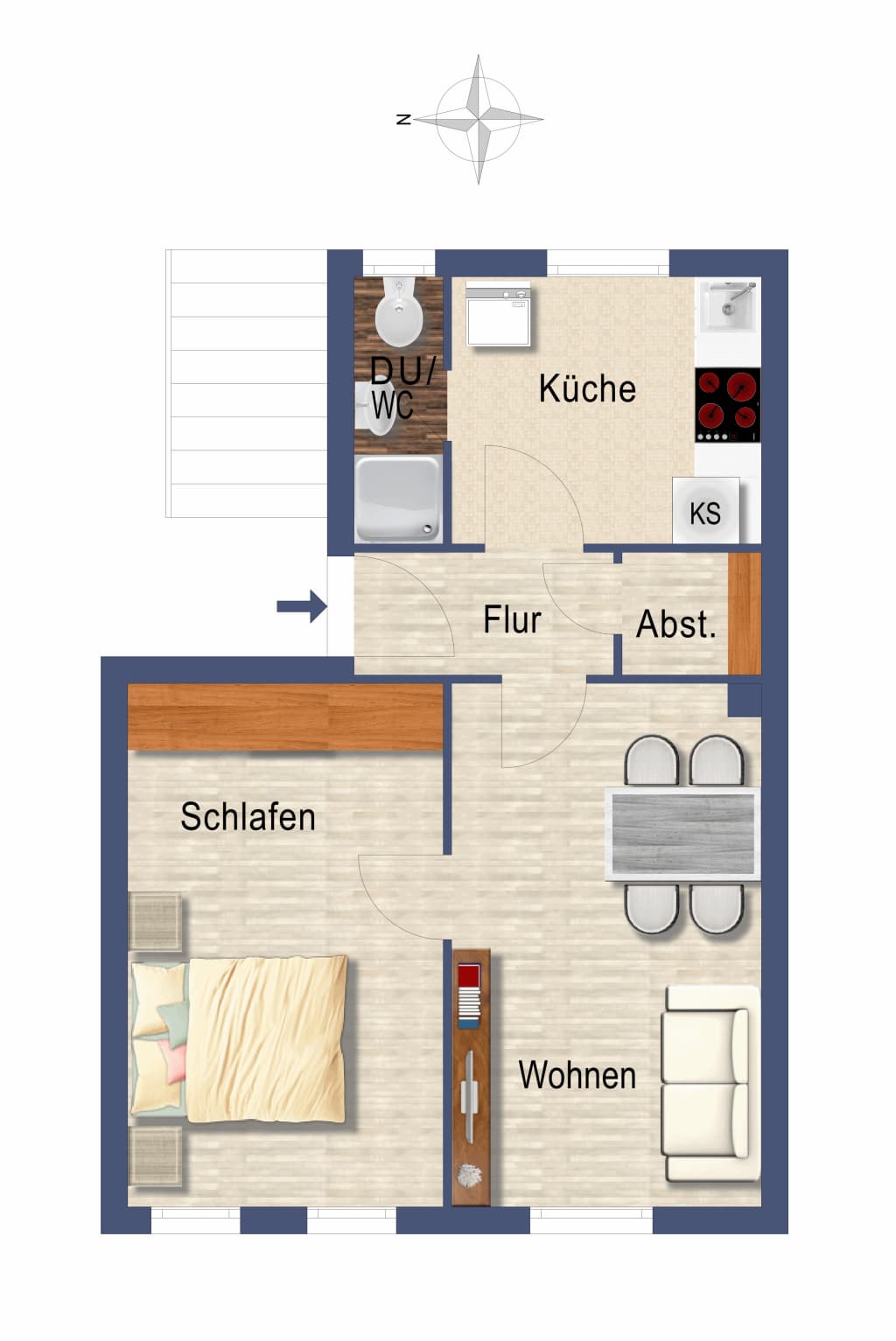 Wohnung zur Miete Wohnen auf Zeit 1.808 € 2 Zimmer 40 m²<br/>Wohnfläche ab sofort<br/>Verfügbarkeit Kleinreuther Weg Uhlandstraße Nürnberg 90408