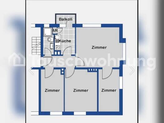 Wohnung zur Miete Tauschwohnung 544 € 3,5 Zimmer 66 m² Otterndorf Hamburg 20537