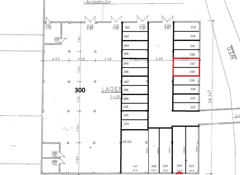 Lagerhalle zur Miete provisionsfrei 3,75 € 28 m² Lagerfläche teilbar von 14 m² bis 14 m² Mümlingtalstraße 56 C Beerfelden Oberzent 64760