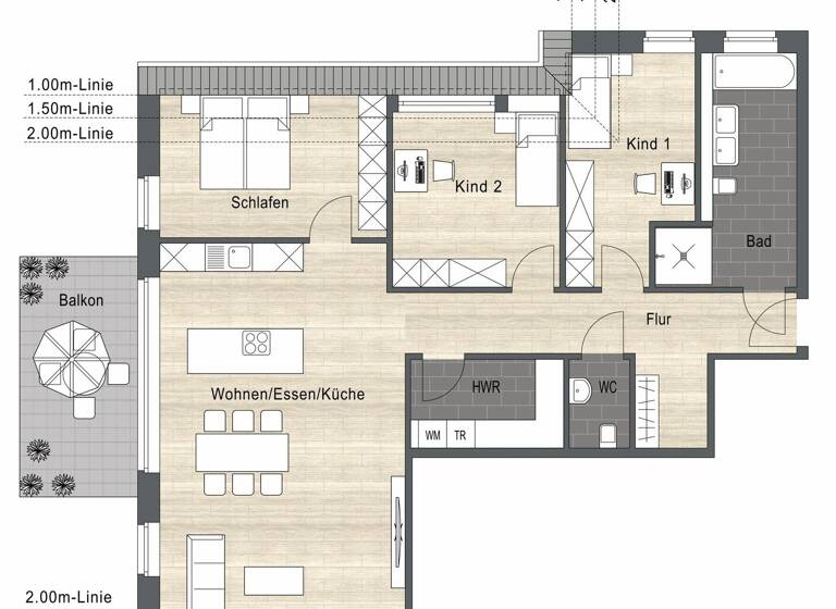 Wohnung zum Kauf 469.000 € 4 Zimmer 117,4 m² Borken 46325