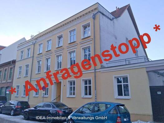 Wohnung zur Miete 750 € 3,5 Zimmer 92,8 m² EG frei ab sofort Bleistraße Altstadt Stralsund 18439