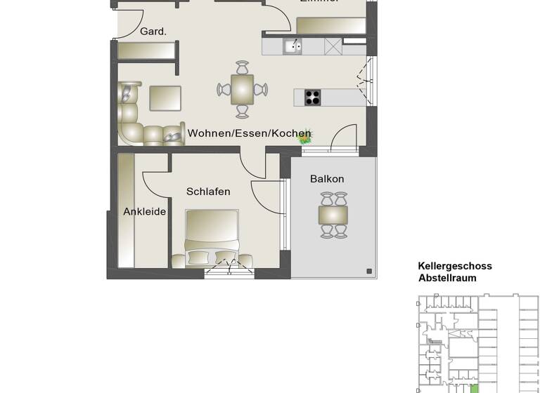 Wohnung zum Kauf provisionsfrei 419.000 € 3 Zimmer 89,4 m² 1. Geschoss Narnberg Traunreut 83301