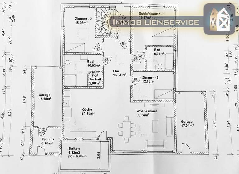 Wohnung zum Kauf 639.000 € 4 Zimmer 144 m² 1. Geschoss Innenstadt Bad Salzuflen 32105
