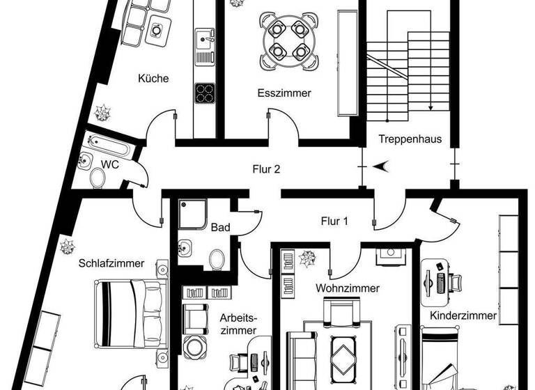 Wohnung zum Kauf 399.000 € 4,5 Zimmer 122 m² 3. Geschoss Spandau Berlin 13581