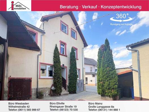 Einfamilienhaus zum Kauf 349.000 € 8 Zimmer 155 m² 522 m² Grundstück Wörrstadt Wörrstadt 55286