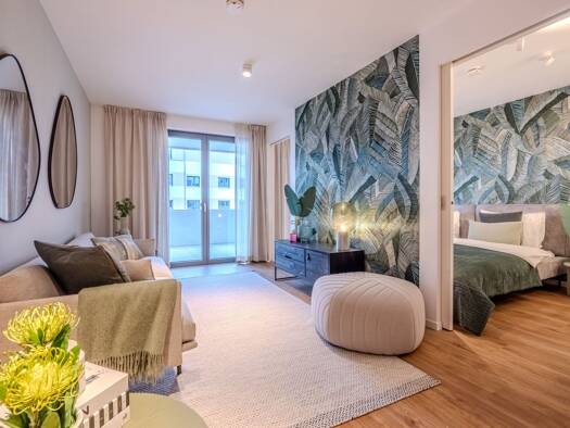 Wohnung zum Kauf - Erstbezug provisionsfrei als Kapitalanlage geeignet 1,5 Zimmer 33 m² Fuchshofstraße Ost Ludwigsburg 71638