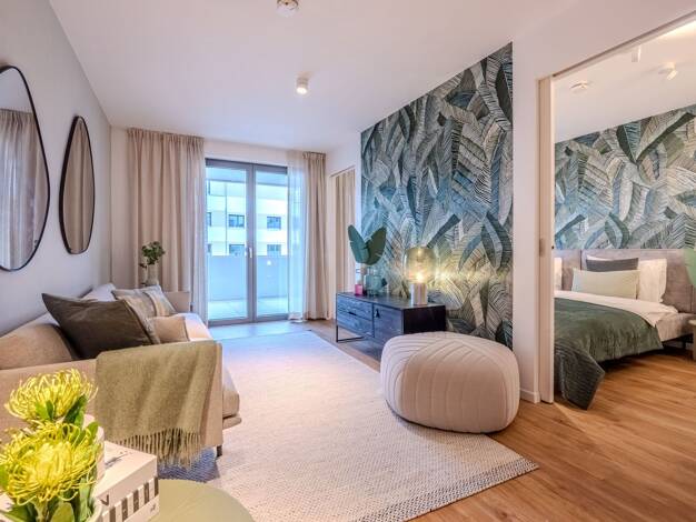 Wohnung zum Kauf - Neubau provisionsfrei als Kapitalanlage geeignet 1,5 Zimmer 33 m² Fuchshofstraße Ost Ludwigsburg 71638