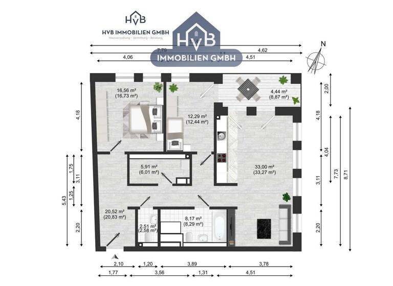 Wohnung zur Miete - Erstbezug 1.554 € 3 Zimmer 103,6 m² frei ab 01.03.2026 Rotenburg 27356