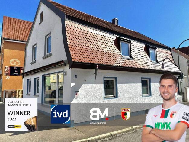Haus zum Kauf 590.000 € 7 Zimmer 73 m² 258 m² Grundstück Lechhausen Firnhaberau 86165