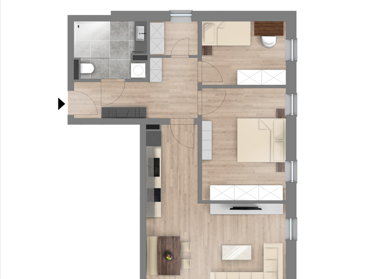 Wohnung zum Kauf - Erstbezug provisionsfrei 355.500 € 3 Zimmer 77,4 m² 1. Geschoss Sebastianstraße Pavelsbach Postbauer-Heng 92353