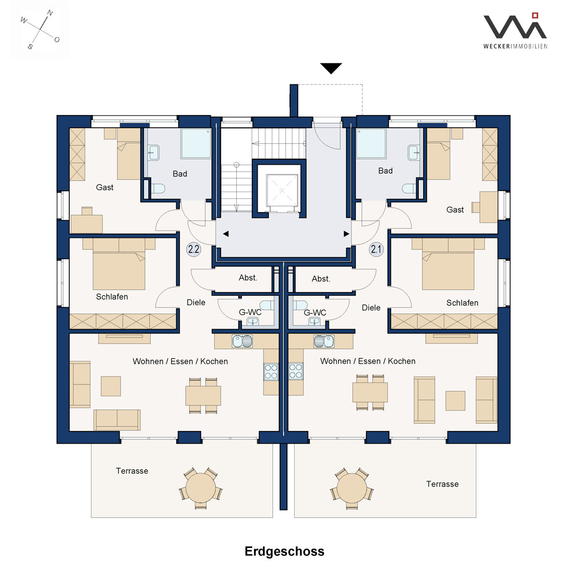 Wohnung zum Kauf als Kapitalanlage geeignet 543.200 € 3 Zimmer 85,6 m²<br/>Wohnfläche Albersloher Weg 595a Angelmodde Münster 48167