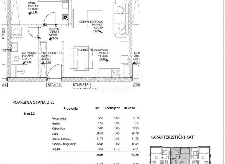 Wohnung zum Kauf 315.000 € 2 Zimmer 2. Geschoss Cres 51557