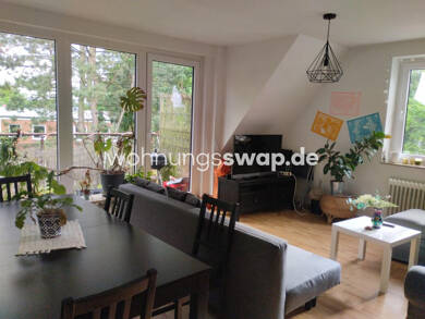 Studio zur Miete Tauschwohnung 1.400 € 4 Zimmer 95 m² 4. Geschoss Stellingen Hamburg 22527